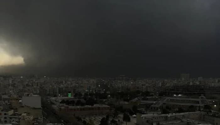 Impact of Black Rain in Tehran