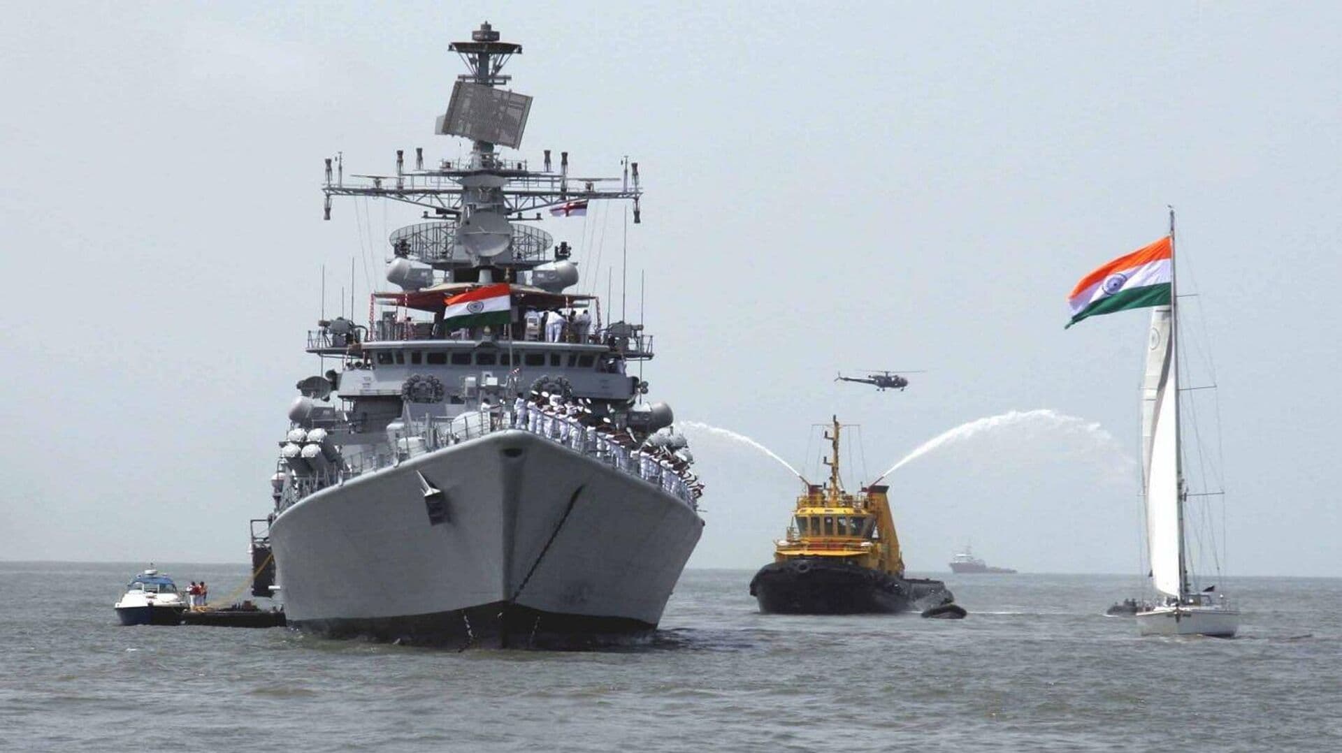 Indian Navy Safely Recovers Missile Warhead