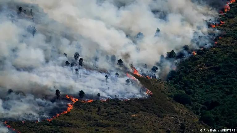 Severe Wildfires Affect France and Spain