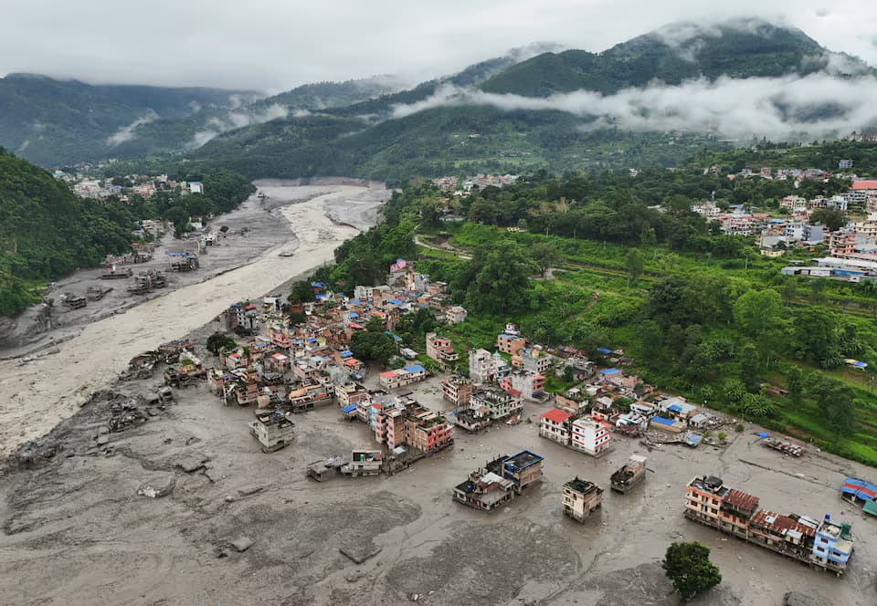 Flash Floods Devastate Nepal-Tibet Border