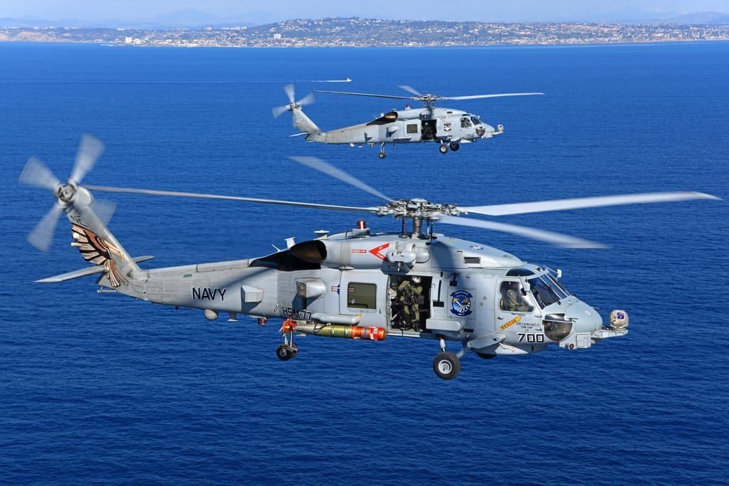 Indian Navy Inducts MH 60R Helicopter